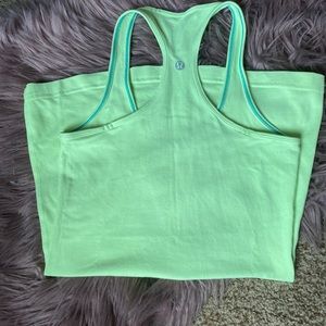 lululemon racer back tank.
